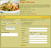 Potluck Sign Up