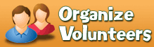 Organize swimming volunteers