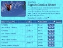 diving sign up sheet