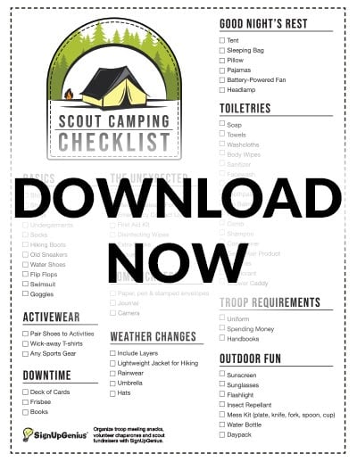 Camping Checklist - Don't Forget Any Essential Gear