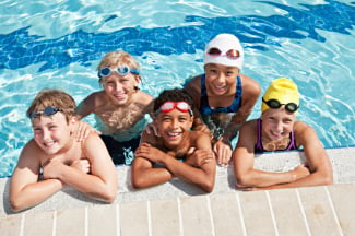 swim team organize volunteers free meets