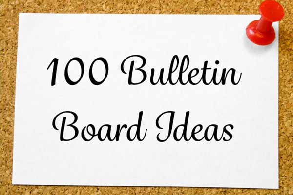 Pin on bulletin board ideas