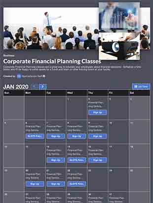 Schedule Financial Planning Seminars And Appointments